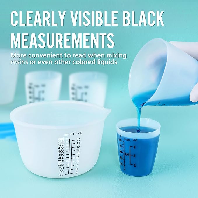 Silicone Resin Mixing Measuring Cups - Image 4
