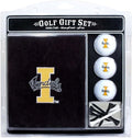 Team Golf NCAA Gift Set Embroidered Golf Towel, 3 Golf Balls, and 14 Golf Tees 2-3/4" Regulation, Tri-Fold Towel 16" x 22" & 100% Cotton