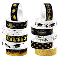 12 Rolls Graduation Washi Tape, Congratulations Grad Cap Decorative Paper by Unknown