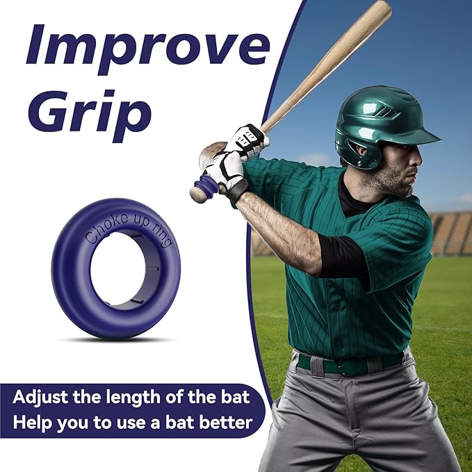 [5 Packs] Baseball Bat Grip Choke Up Rings Bat Ring Bat Choke Up Knob Baseball Softball Teeball Tball Bat Choke Up Ring Bat Knob Baseball Bat Accessories