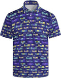 Mens Golf Shirts Golf Polo Shirts for Men Short Sleeve Polo Shirts Golf Gifts