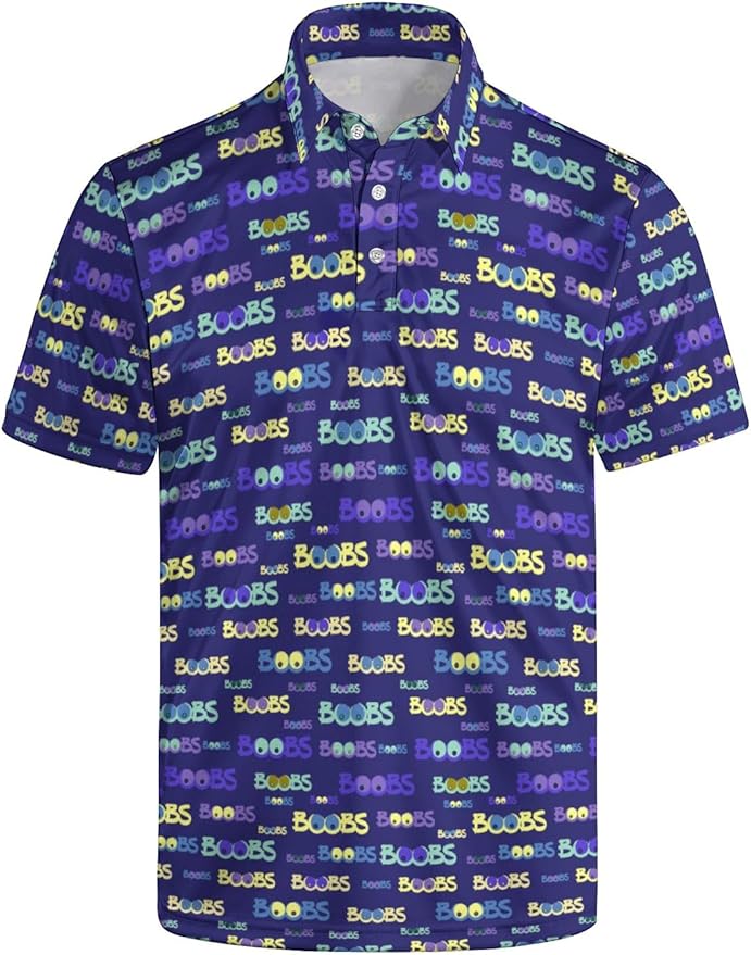 Mens Golf Shirts Golf Polo Shirts for Men Short Sleeve Polo Shirts Golf Gifts