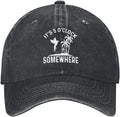 Philysonic 5 Oclock Somewhere Hat It is 5 Oclock Somewhere Hat Women Baseball Hat Cool Hats