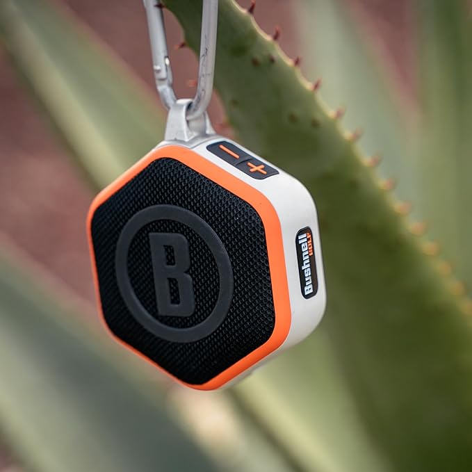 Bushnell Golf Wingman Mini Bluetooth Speaker with GPS Orange