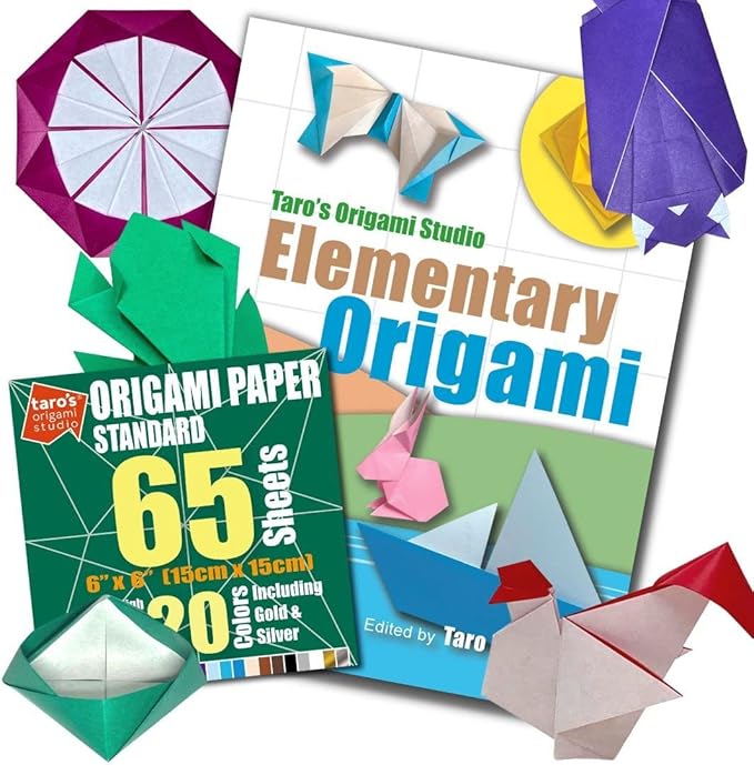 Standard 6 inch 65 Sheet and Easy Origami Book Combo - Image 3