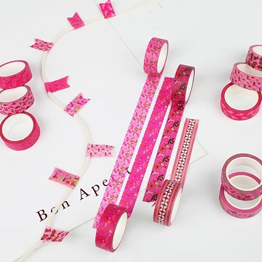 12 Rolls Western Washi Tape, Western Cowboy Cowgirl Decorative Paper Stickers - Image 4