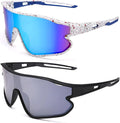 Kids Baseball Sunglasses - Youth Baseball Sunglasses for Boys Girls - Sports Softball Shades Age 6-14