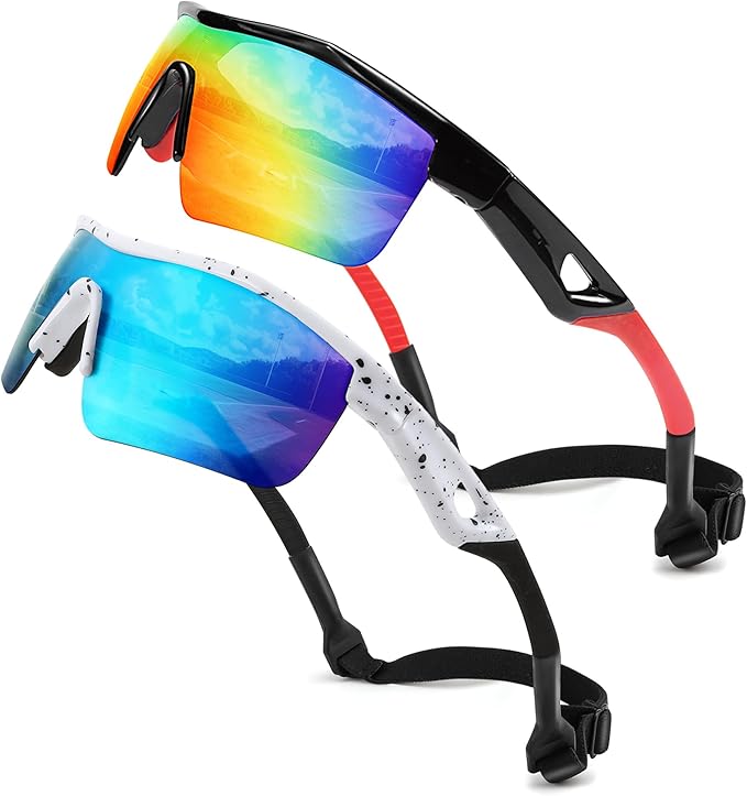 FEISEDY Kids Teens Baseball Polarized Sunglasses Sports TR90 Frame Boys Girls Cycling B2454