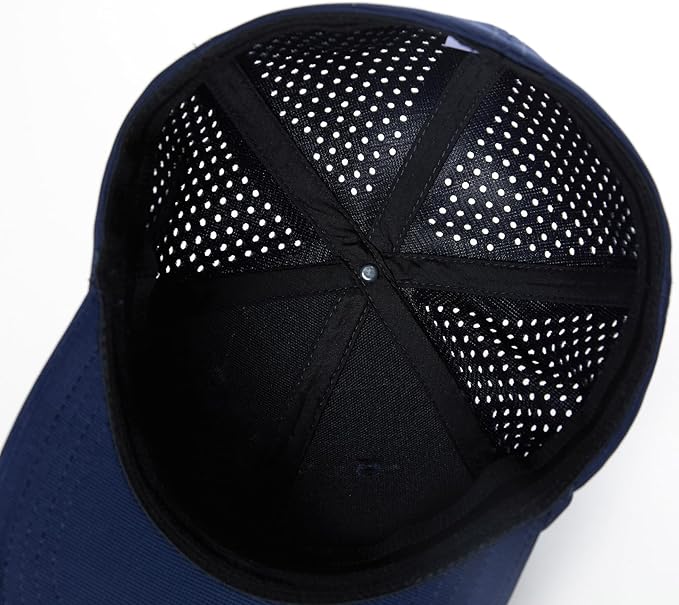 6 Panel Stretch Full Closed Baseball Caps Men's Blank Fitted Cap Curved Brim Elastic Closed Back Hat Q2426