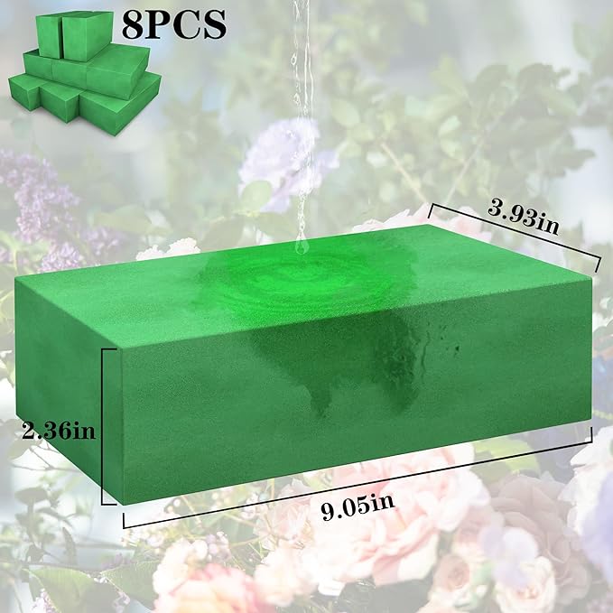 Max Shape Pack of 4 Large Size Floral Foam Blocks - Image 2