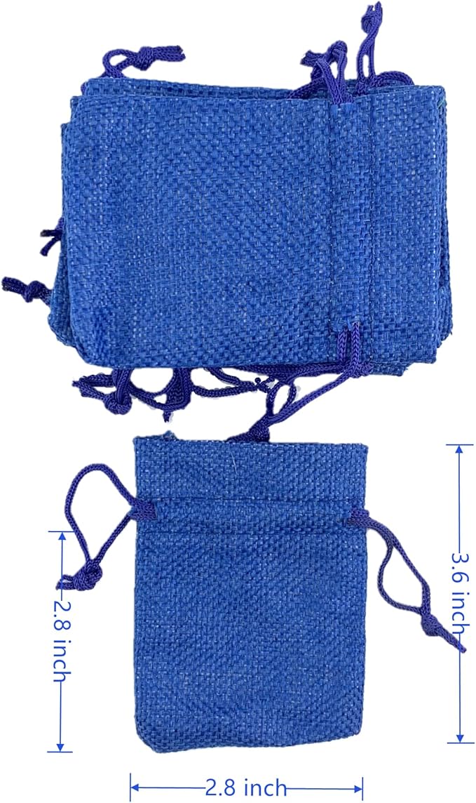 Palmhomee Pack of 25 Burlap Gift Bags - Image 3