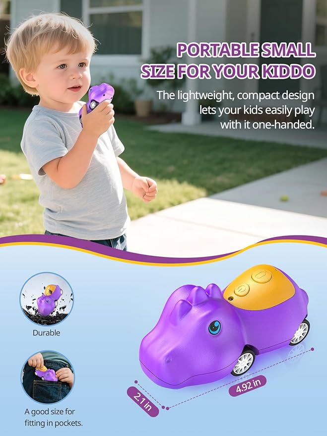 Dinosaur Walkie Talkies for Kids Rechargeable, Dino Toy Cars for Boys & Girls - Image 5
