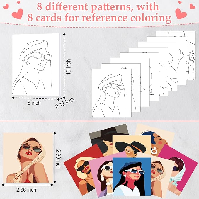 Cholemy 36 Pcs Paint and Sip Kit - Image 4