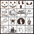Halloween Stencils for Door Mats 8” Ghost Face Stencil Boo Trick or Treat by zosylley