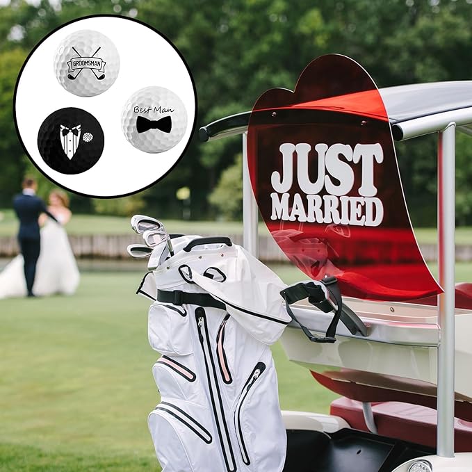 Jenaai 12 Pack Funny Golf Balls Easter Bunny Egg Colored Golf Balls Gifts, Novelty Coquette Weeding Sport Golfing Accessories for Men Women, Best Man, Bridesmaid