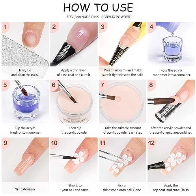 Monomer Acrylic Nail Liquid 6oz - Image 7