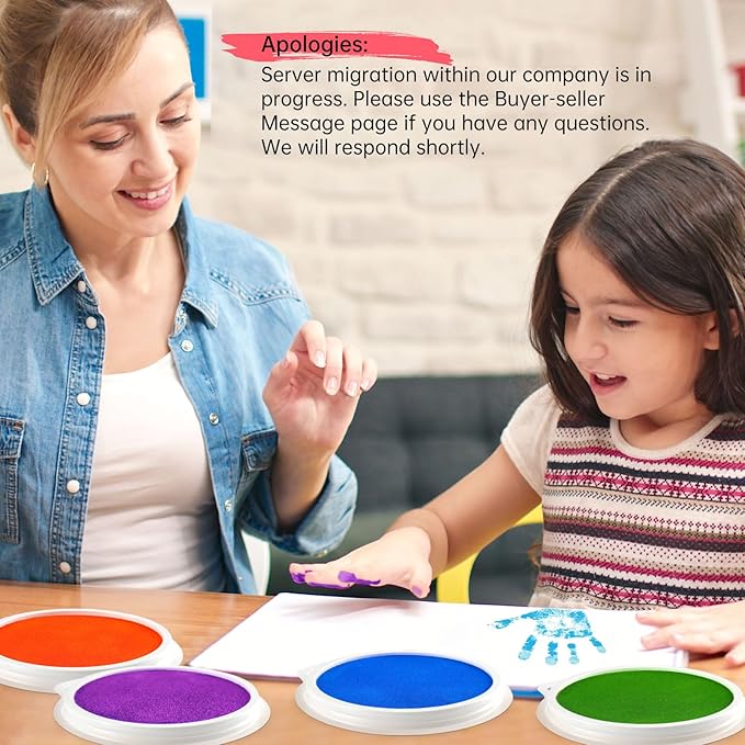 Lorzon 16 Pack Washable Ink Pads - Image 5