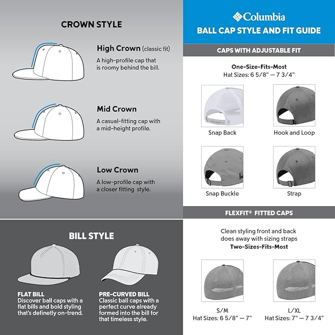 Columbia Unisex-Adult PHG Game Flag Mesh Ball Cap - Low Crown