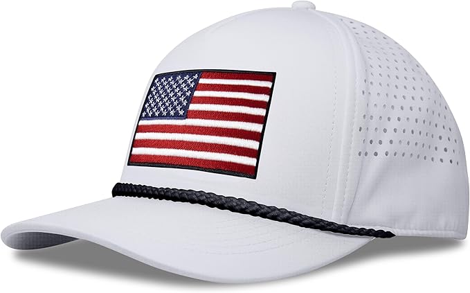 Performance Golf Hat – Adjustable Snapback Trucker Baseball Cap for Men & Women - Jetset Series