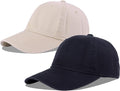 LANGZHEN Unisex Baseball Cap 100% Cotton Fits Men Women Washed Denim Adjustable Dad Hat