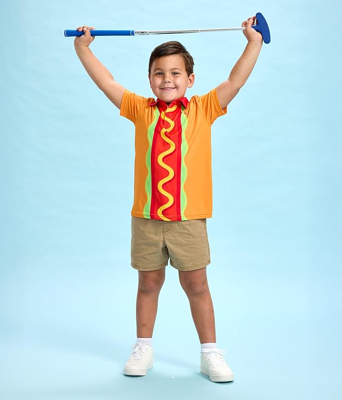 Tipsy Elves Kids and Toddlers Golf Shirts - Athletic Comfort Fit with Quick Dry Material