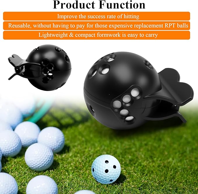 Golf Ball Marker Template, Compatible with Rapsodo MLM2PRO Mobile Launch Monitor, Golf Ball Alignment and Identification Tool, Lightweight and Portable, Long-Lasting Durability