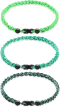 Junkin Baseball Necklaces Three Braided Rope Titanium Necklace for Fans Team Gifts Boys Men Player Softball Sports