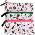 Glove It Golf Zip Bag - Crossbody Organizer with 2 Pockets, 24 in Detachable Strap, Lightweight Women’s Golf Accessory Bag