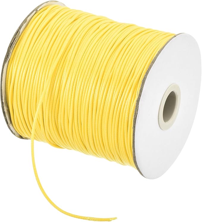 MECCANIXITY Waxed Cord 1.5mm Waxed Polyester Cord 175 Yard Wax String by MECCANIXITY
