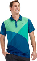 Tipsy Elves Men's Performance Golf Shirt - 4-Way Stretch, Quick Dry, Athletic Cut - Golf Polo