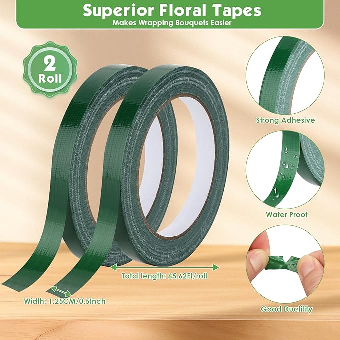 MAPVOLUT 10 Pcs Green Floral Foam Blocks - 12mm x 65.62ft - Image 4