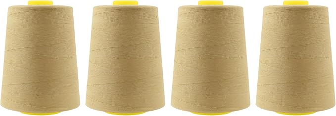 Mandala Crafts 4 Pack of Serger Threads Cones Spools by MandalaCrafts