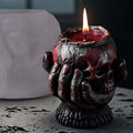 Halloween Skull Hand Ghost Cylinder Molds Silicone Wave Spiral Candle Mold by EVERELAMSiliconeMolds