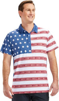 Tipsy Elves Men's Performance Golf Shirt - 4-Way Stretch, Quick Dry, Athletic Cut - Golf Polo