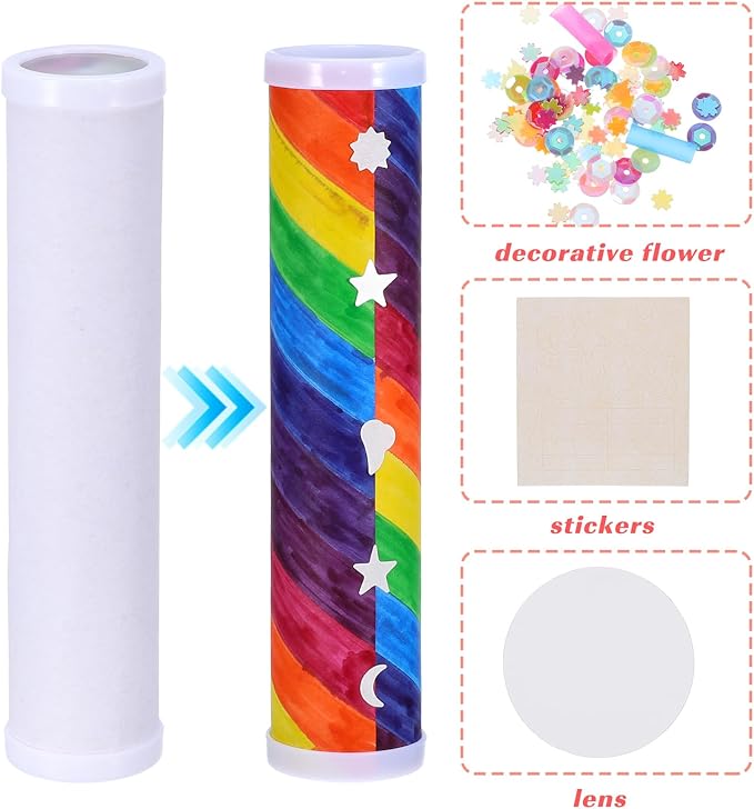 Totority Blank DIY Kaleidoscope Making Kit - Image 3