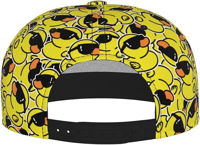 Fashion Snapback Hat for Men Women, Hip Hop Style Baseball Cap Flat Bill Hats Adjustable Trucker Sun Hat