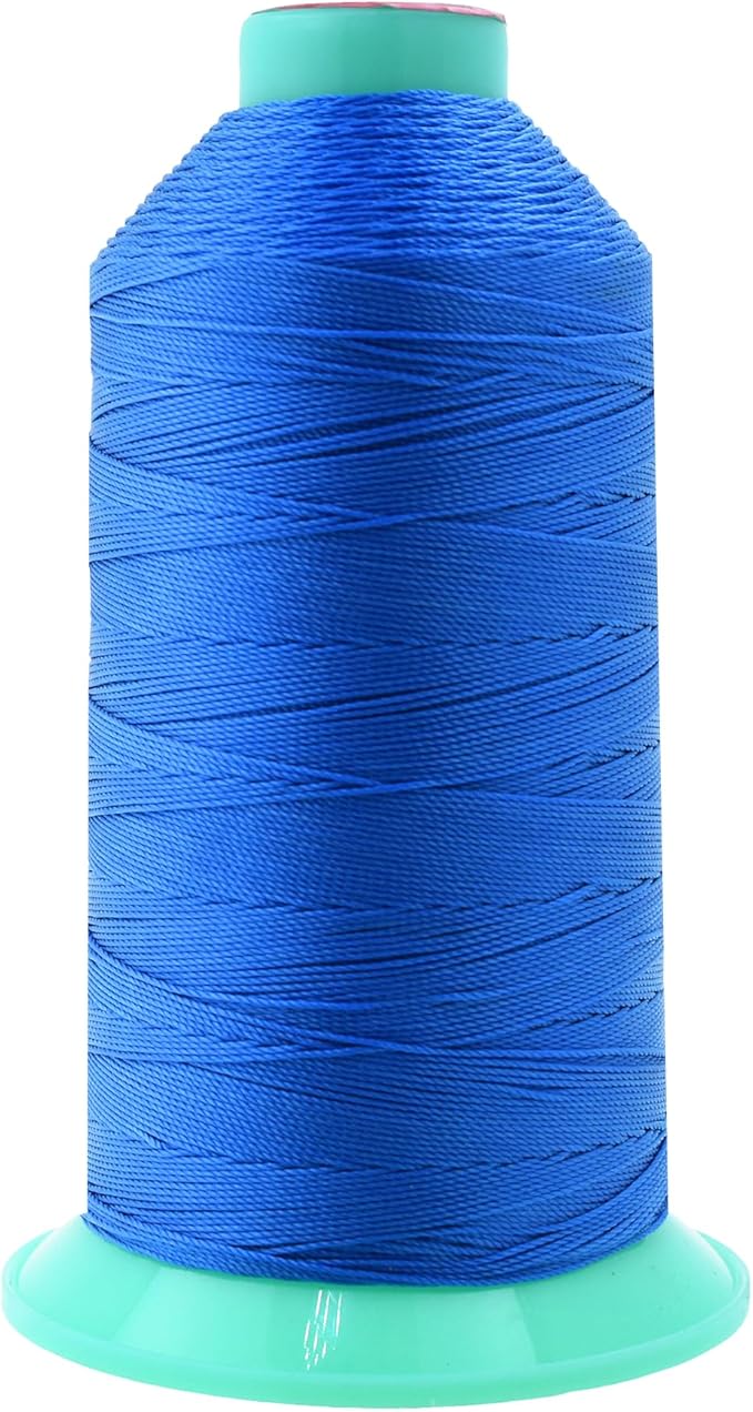 Mandala Crafts Bonded Nylon Thread Sky Blue Heavy Duty Sewing Threads by MandalaCrafts