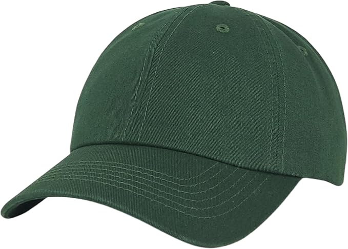 Classic Dad Hat Cotton, Low-Profile Plain Baseball Cap, Adjustable, Breathable and Packable