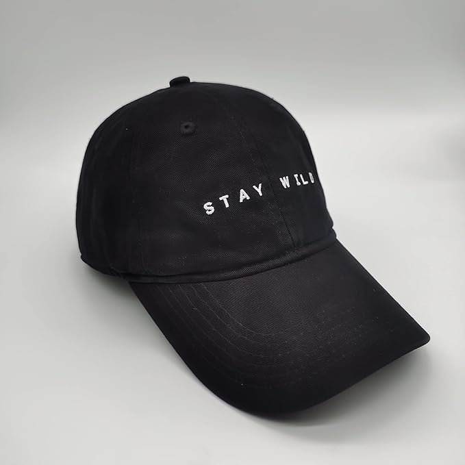 Atticus Poetry Hat, Embroidered Brushed Cotton Women’s Baseball Hat Unisex Fit, Adjustable One Size