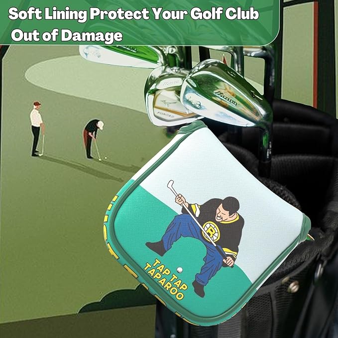 Funny Golf Putter Headcover, Perfect Golf Gift for Men and Women, Golf Accessories for Golfers