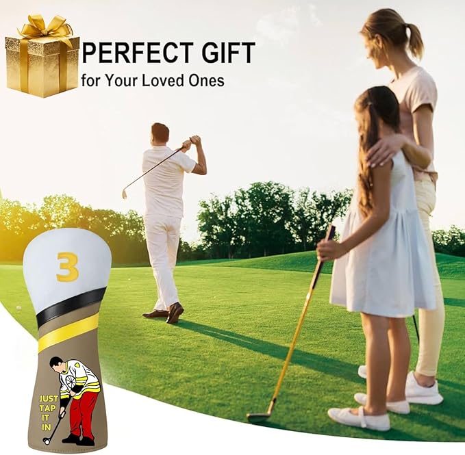 Funny Golf Putter Headcover, Perfect Golf Gift for Men and Women, Golf Accessories for Golfers