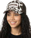 Funky Junque Trucker Hat for Women – Distressed Low Profile Western Camo Baseball Cap with Mesh, Trendy and Adjustable Fit