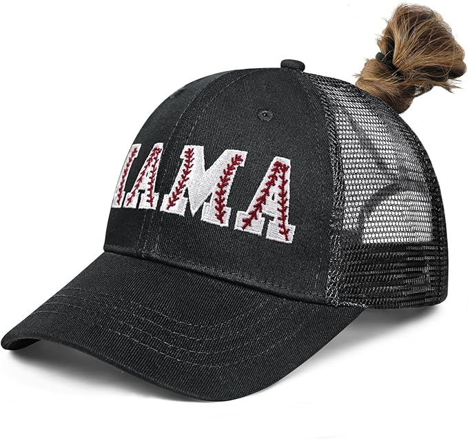 Mama Trucker Hat Mothers Day Birthday Gifts for Mother Mom Mama Embroidered Adjustable Washable Baseball Cap
