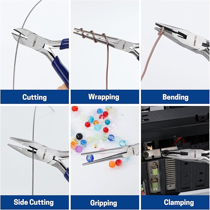 3 PCS Mini Pliers Set, Jewelry Pliers Kit - Image 4