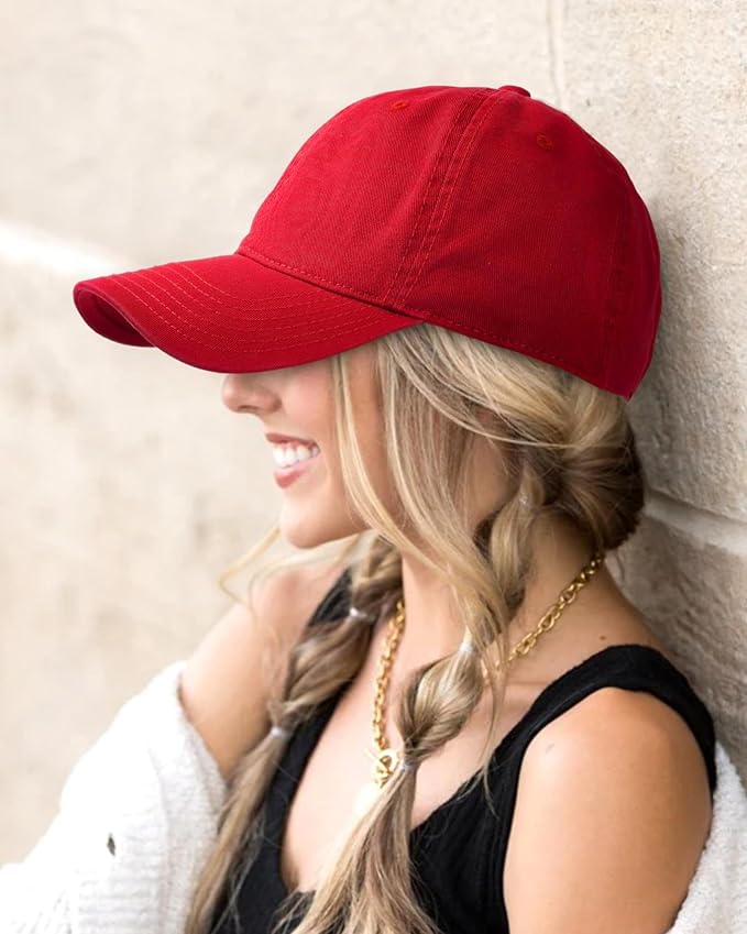 FURTALK Unisex Vintage Washed Unstructured Baseball Cap Washed Cotton Adjustable Dad Hat