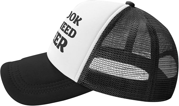 Funny Trucker Hat Funny Gag Gifts Snapback Hat for Adult Humor Fishing Cap Adjustable Mesh Sport Baseball Caps for Women Men