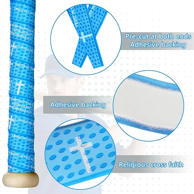 Eyourlife 2/4 Pack Baseball Bat Grip Bat Wraps for Baseball Lifestyle Softball Gifts Pro Feel Non-Slip Elite Batting Grip Tape for Bats Players