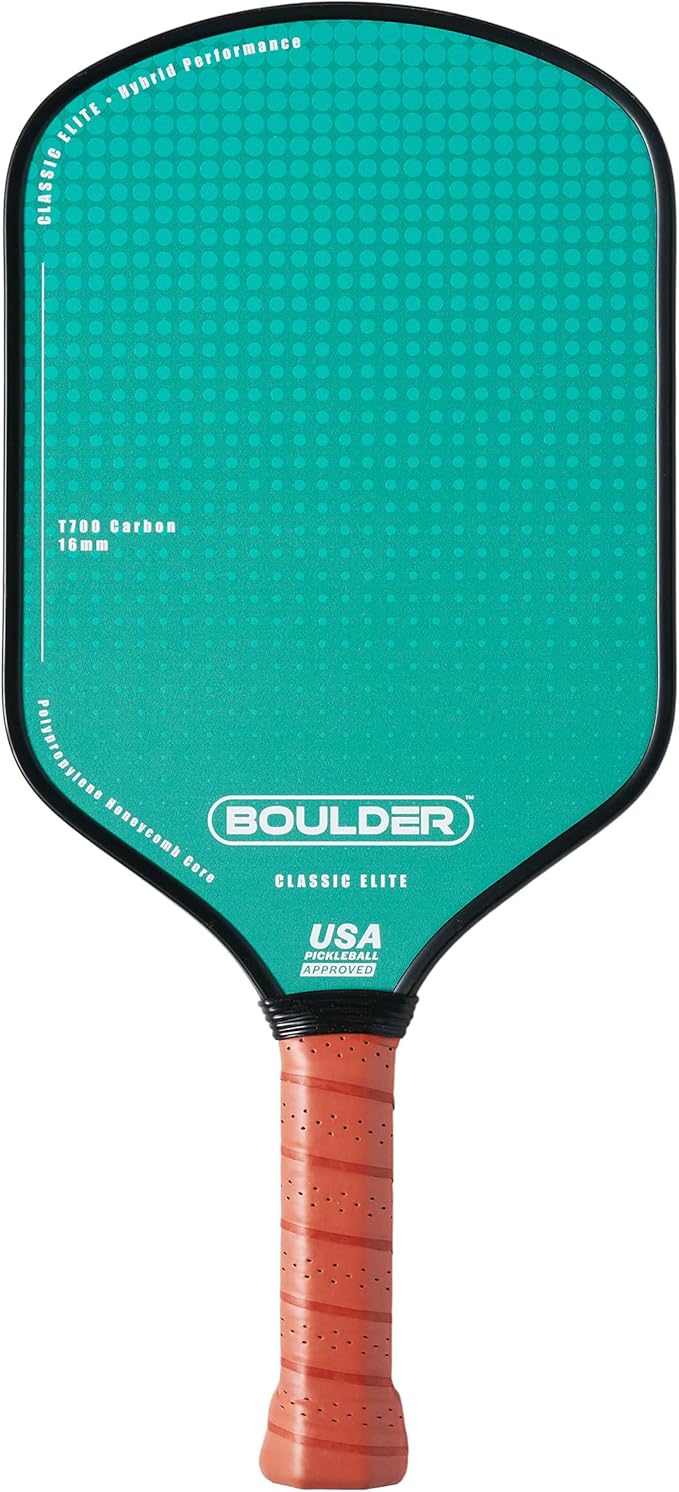 Boulder Carbon Fiber Pickleball Paddle | T700 Carbon Fiber | USAPA Approved by Boulder