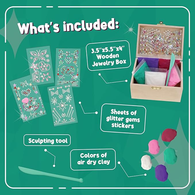PURPLE LADYBUG Design Your Own Jewelry Box Craft Kit - Image 3