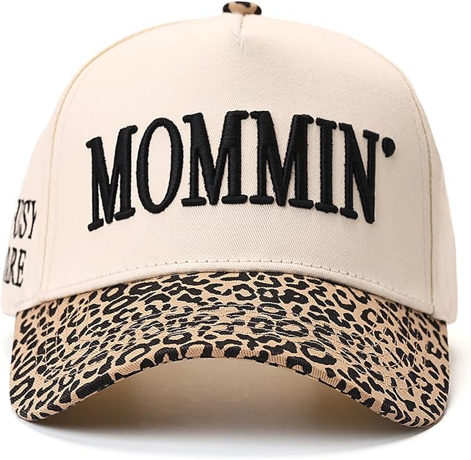 Mommin Trucker Hat, Mothers Day Mom Gifts for Women Baseball Baps Two-Tone Embroidery Mama Hats for Casual Wear
